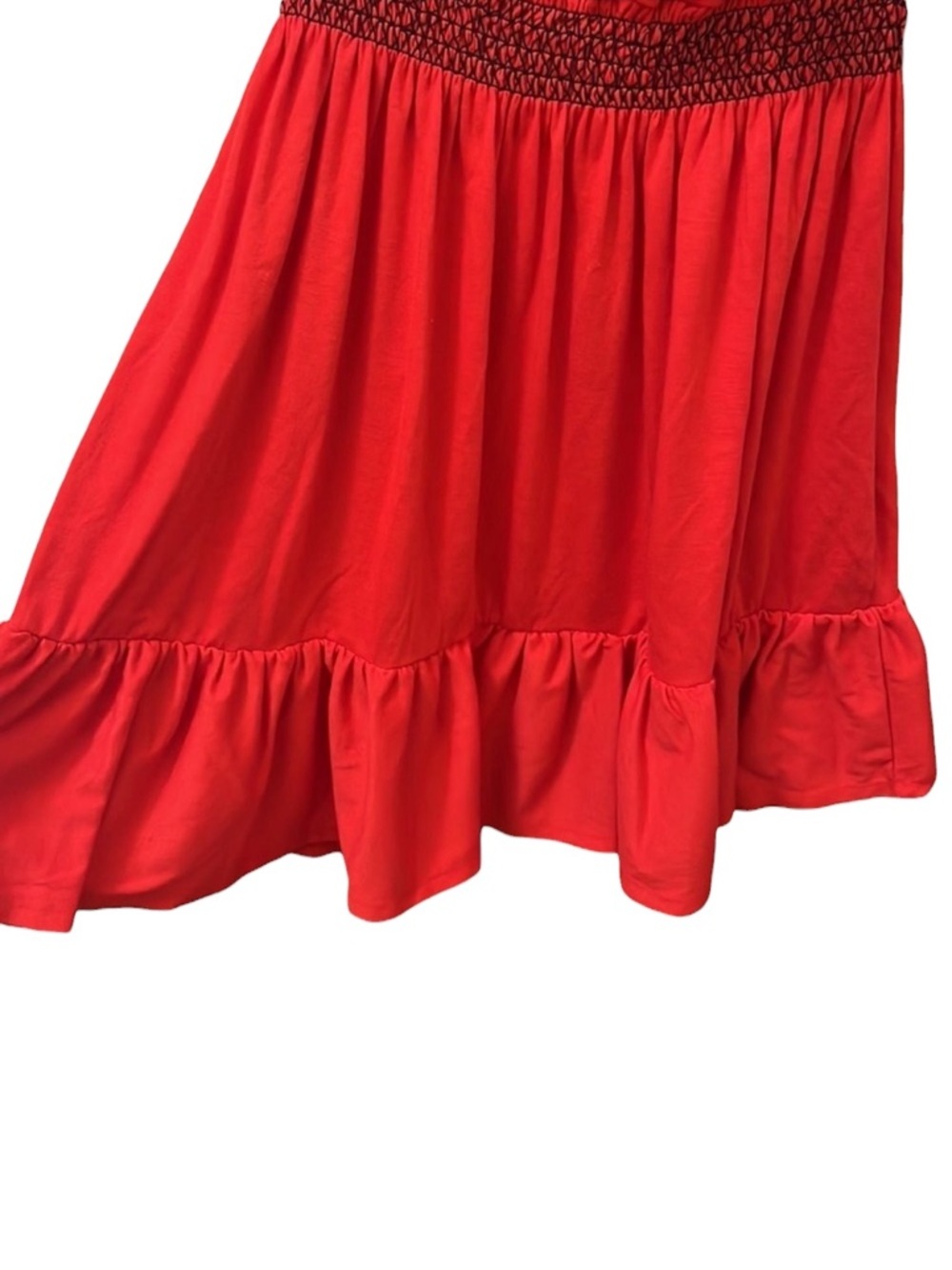 Bongo Red Strapless Mini Dress - Picture 3 of 5